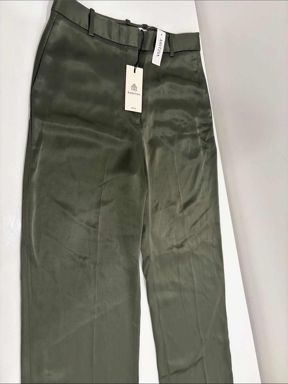 Aritzia Babaton Olive Dress Trousers for Women